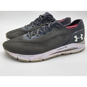 Under Armour HOVR Sonic 4 Gray Running Shoes Mens Size 10 3023543-104